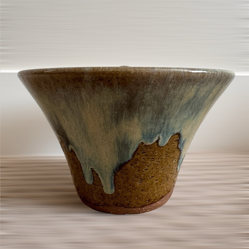 Japanese Ceramic: Mizusashi by Fukumori, Tsukidou Karatsu-yaki Suehiro Water Jar